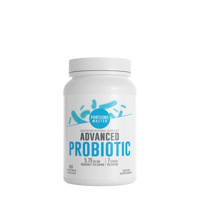 Portions Master Advanced Probiotic - 60 Vegetable Capsules