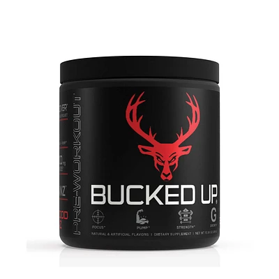 Bucked Up Pre-Workout - Blood Raz (30 Servings)