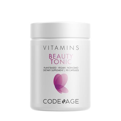 Codeage Beauty Tonic - Vegan Multivitamins, Biotin, Astaxanthin & Organic Blend - 90 Capsules