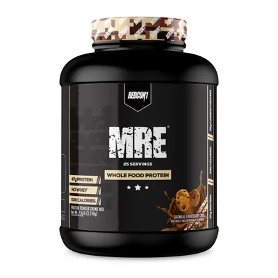 REDCON1 Mre Whole Food Protein - Oatmeal Chocolate Chip (25 Servings)