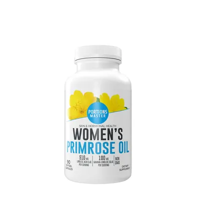 Portions Master Women's Primrose Oil Healthy - 90 Softgel Capsules (90 Servings)