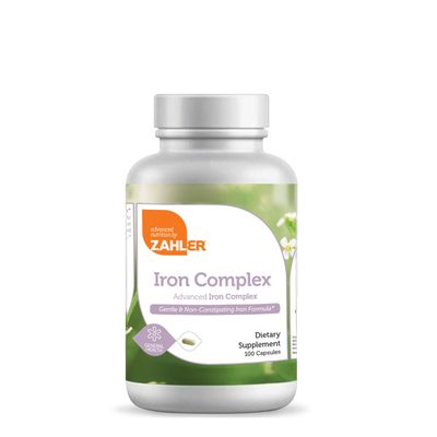 ZAHLER Iron Complex - 100 Capsules (100 Servings)