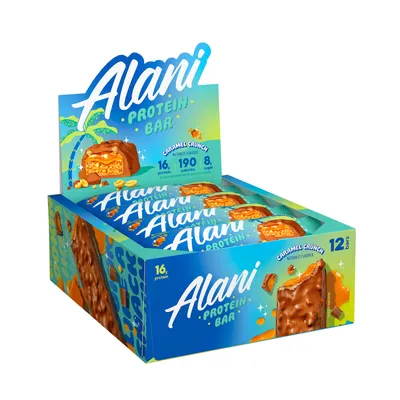 Alani Nu Protein Bar - Caramel Crunch (12 Bars)