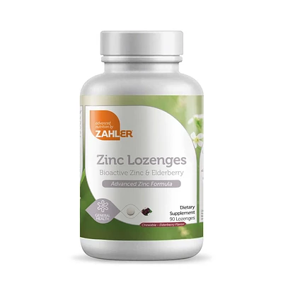 ZAHLER Zinc Lozenges - 90 Lozenges (90 Servings)