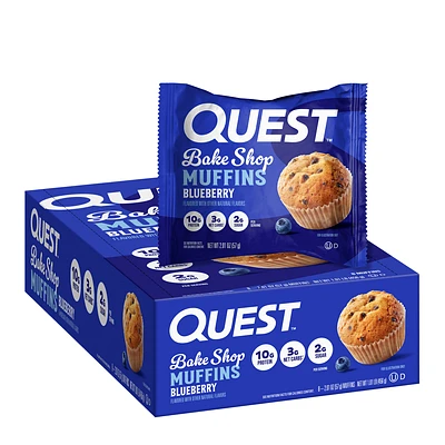 Quest Bake Shop Muffin - Blueberry (8 Muffins)