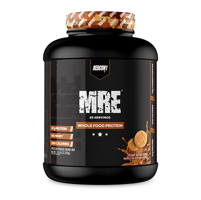REDCON1 Mre Whole Food Protein - Peanut Butter Cookie (25 Servings)