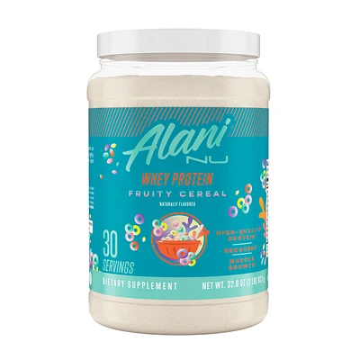 Alani Nu Whey Protein Powder - Fruity Cereal (30 Servings)