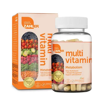 ZAHLER Multi Vitamin + Weight Management Support with Sinetrol - 60 Capsules