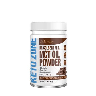Keto Zone Mct Oil Powder - Dutch Chocolate - 12.28 Oz