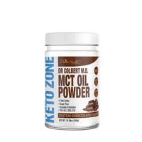 Keto Zone Mct Oil Powder Vegan - Dutch Chocolate Vegan - 12.28 Oz. (30 Servings)