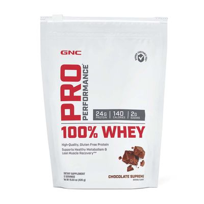 GNC Pro Performance 100% Whey - Chocolate Supreme - 12 Servings
