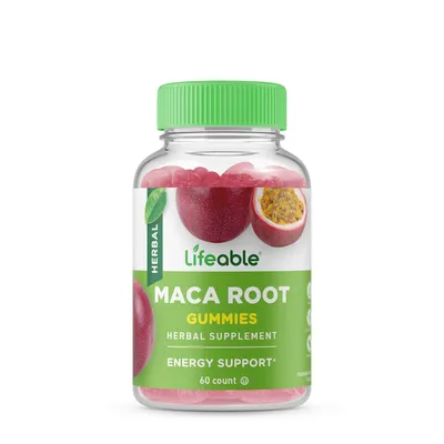 Lifeable Maca Root Vegan - 60 Gummies (60 Servings)