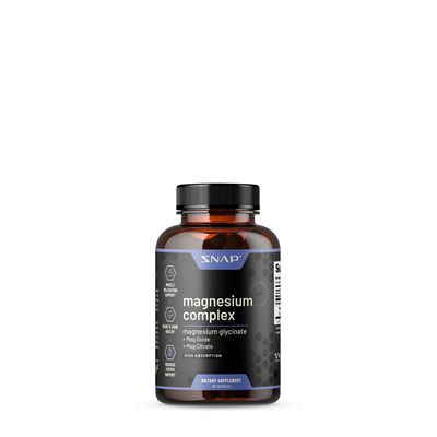 SNAP Supplements Magnesium Complex - 60 Capsules (60 Servings)