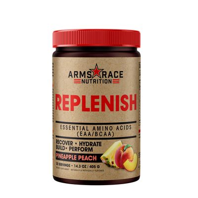 Arms Race Nutrition Replenish Amino Acids - Pineapple Peach - 14.3 Oz