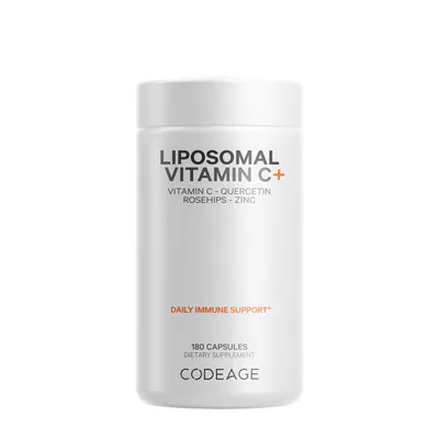 Codeage Liposomal Vitamin C + 1500Mg Vitamin C - 180 Capsules (60 Servings)