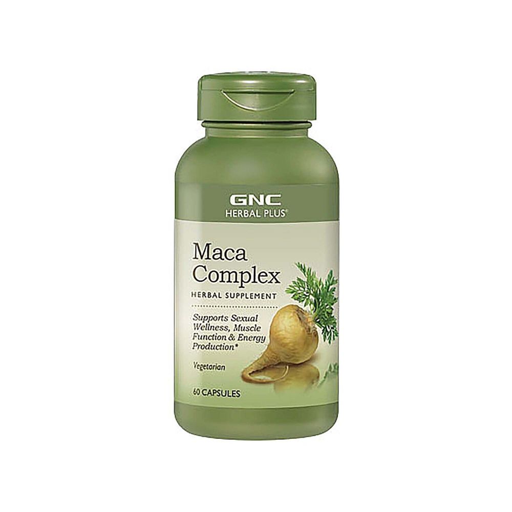GNC Herbal Plus Maca Complex - 60 Capsules (30 Servings)