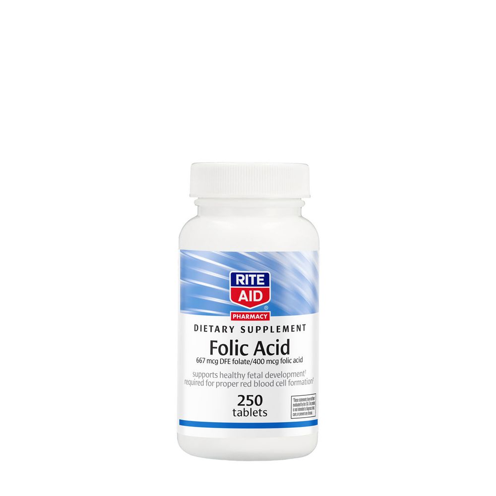 Rite Aid Folic Acid 400Mcg Healthy