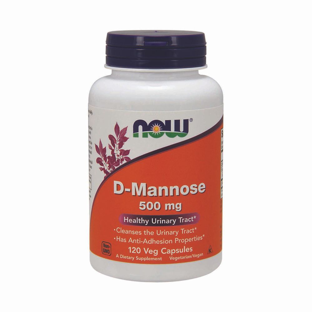 NOW DHealthy -Mannose Healthy - 500Mg Healthy - 120 Capsules (40 Servings)