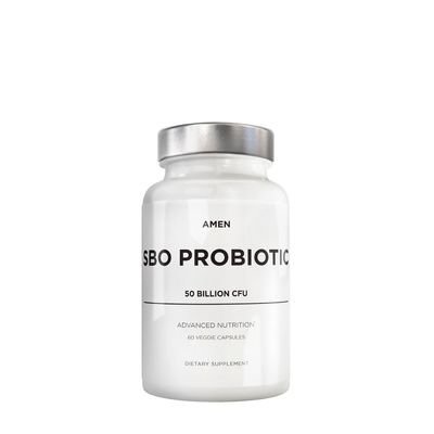 Codeage Amen Sbo Probiotic 50 Billion Cfu & Prebiotics - Vegan Supplement - 60 Veggie Capsules