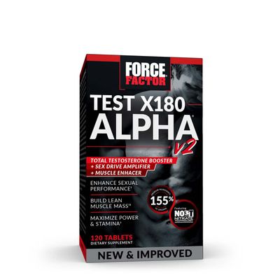Force Factor Test X180 Alpha V2 - 120 Tablets