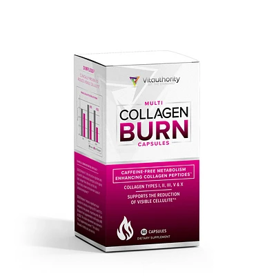 Vitauthority Multi Collagen Burn Vitamin C - 60 Capsules (20 Servings)