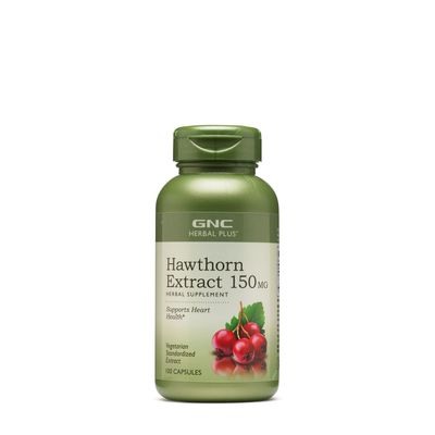 GNC Herbal Plus Hawthorn Extract 150Mg - 100 Capsules
