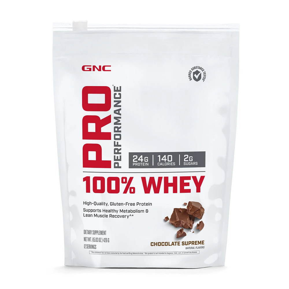 GNC Pro Performance 100% Whey Protein Healthy