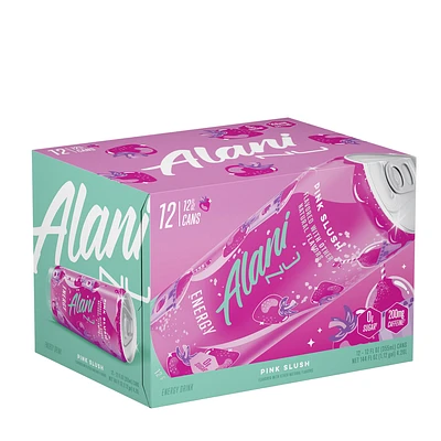 Alani Nu Energy Drink Vegan - Pink Slush Vegan - 12Oz. (12 Cans)