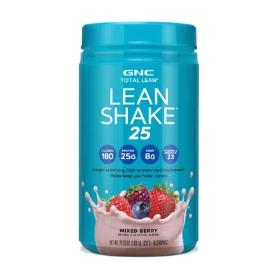 GNC Total Lean Lean Shake 25 Healthy - Mixed Berry (16 Servings)