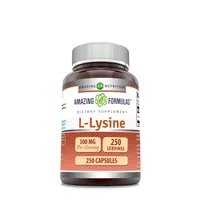 Amazing Nutrition L-Lysine 500Mg - 250 Capsules (250 Servings)