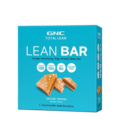 GNC Total Lean Lean Bar - Salted Toffee - 5 Bars