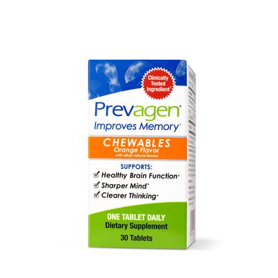 Prevagen Chewables Memory Support - Orange - 30 Chewable Tablets