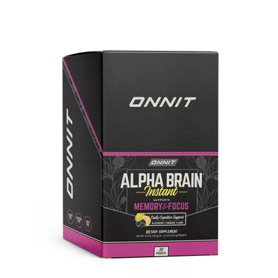 Onnit Alpha Brain Instant - Blackberry Lemonade - 0.16 Oz. (30 Servings)