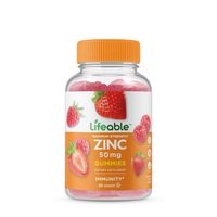 Lifeable Maximum Strength Zinc Gummies - Berry - 60 Count (30 Servings) - 60 Gummies