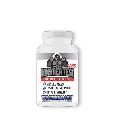 Angry Supplements Monster Test Daytime - Testosterone Booster - 120 Capsules (30 Servings)