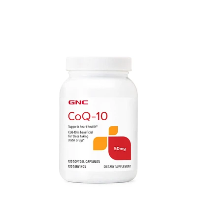 GNC Coq10 50Mg - 120 Softgel Capsules (120 Servings)