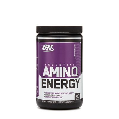 Optimum Nutrition Essential Amin.o. Energy - Concord Grape - 9.5 Oz