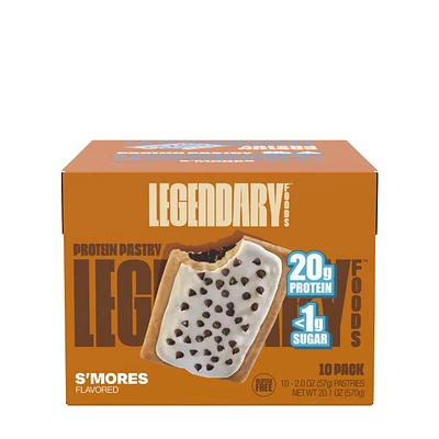 Legendary Foods Protein Pastry - S'mores (10 Pastries)
