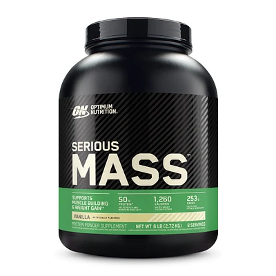 Optimum Nutrition Serious Mass - Vanilla (8 Servings) 6 lbs.
