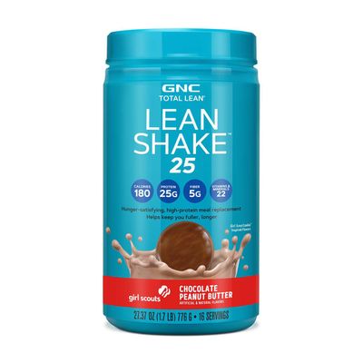 GNC Total Lean Lean Shake 25 - Girl Scout Chocolate Peanut Butter - 1.7 Lb.