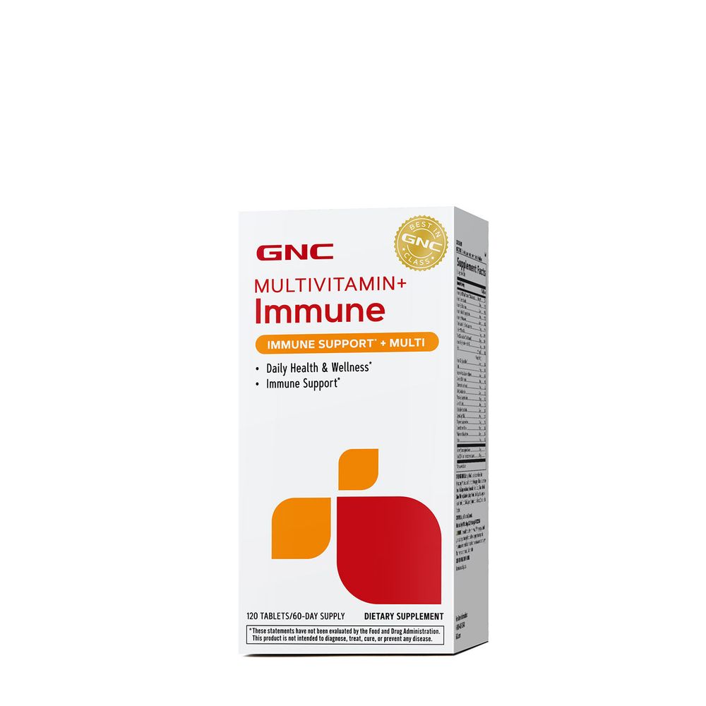 GNC Multivitamin+ Immune Support + Multi - 120 Tablets (60 Servings)