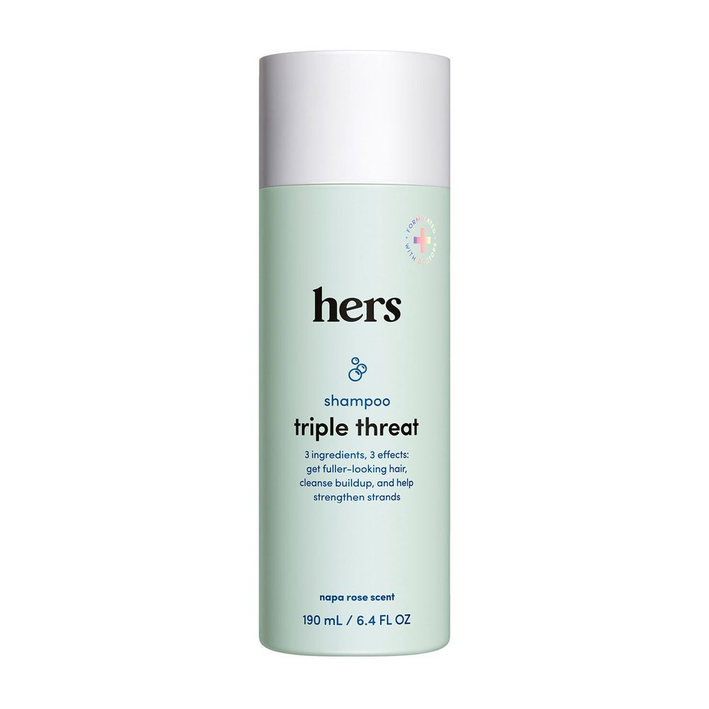 hers Triple Threat Shampoo Vegan - 6.4 Oz. (1 Bottle)