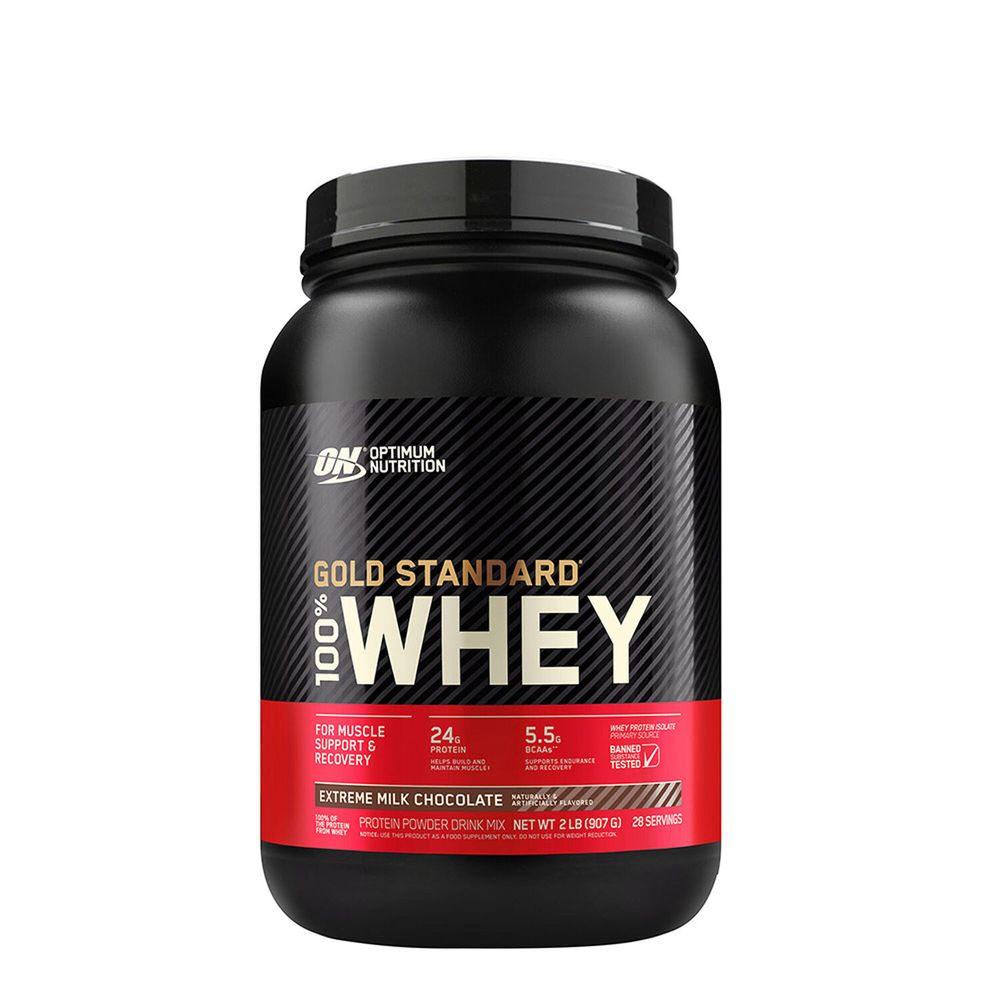 Optimum Nutrition Gold Standard 100% Whey Protein - Extreme Milk Chocolate (28 Servings) - 2 lbs.