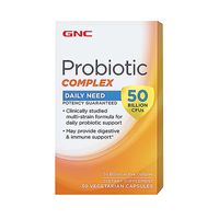 GNC Probiotic Complex Daily Need 50 Billion Cfus Healthy - 30 Capsules (30 Servings)