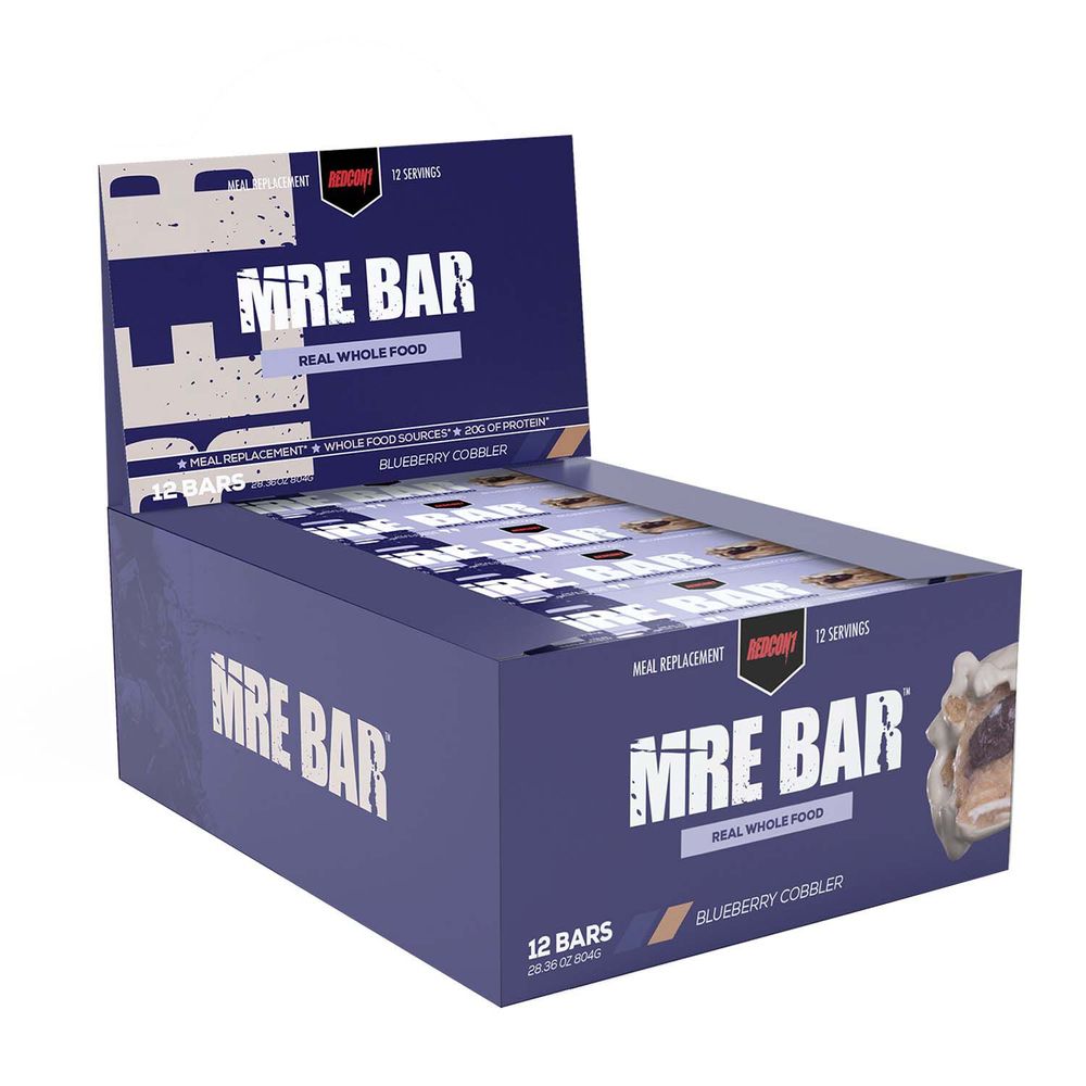 REDCON1 Mre Bar - Blueberry Cobbler (12 Bars)