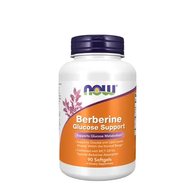 NOW Berberine Glucose Support - 90 Softgels (90 Servings)