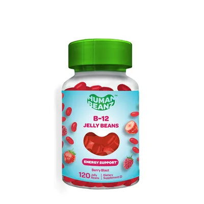 YumVs B-12 Jelly Beans - Berry Blast - 120 Jelly Beans (40 Servings)