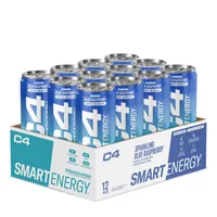 Cellucor C4 Smart Energy - Blue Raspberry - 12Oz. (12 Cans)