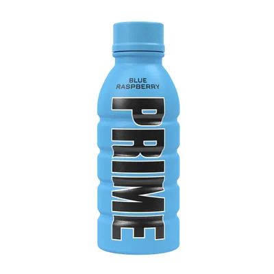 PRIME Aluminum Water Bottle - Blue Raspberry - 16.9Oz