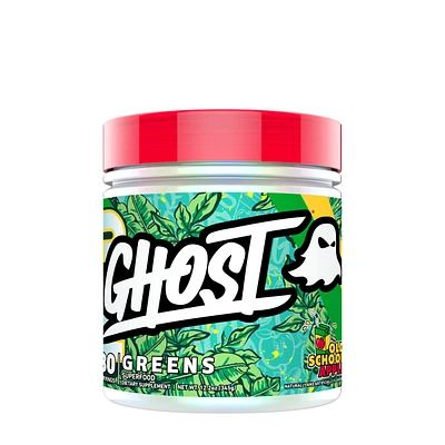 GHOST Greens Vegan - Old School Apple 12.2 Oz. (30 Servings)